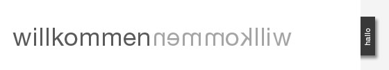 willkommen